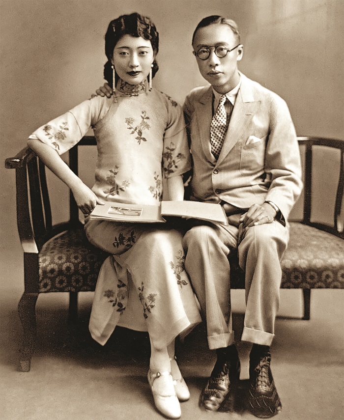 იმპერატორი პუი და მისი მეუღლე ვანჟუნი (1930-იანი წლები)
